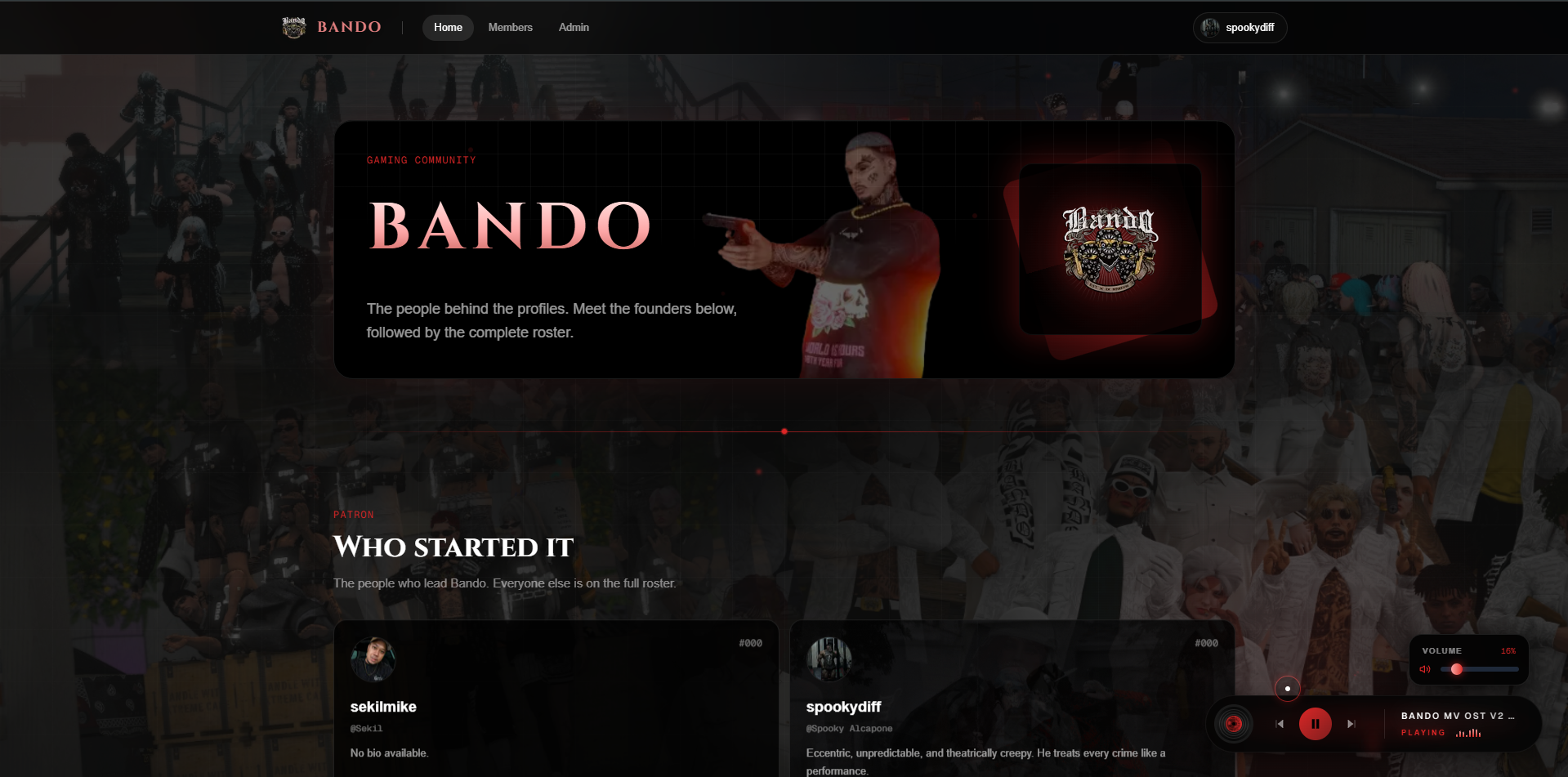 Bando Gaming Community Portal